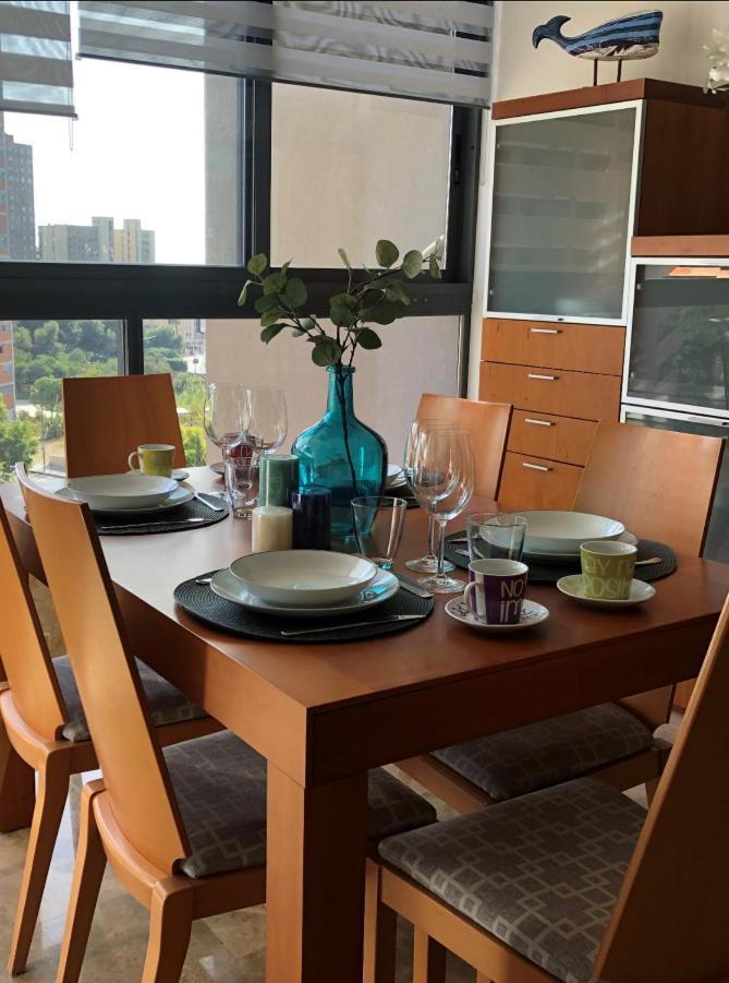 Apartamento Playa De Poniente Benidorm - Torre Dos Calas Eksteriør billede